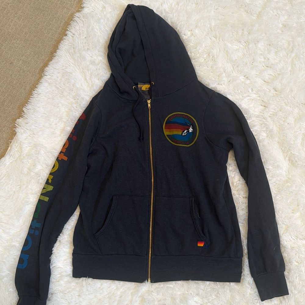Aviator Nation Brooklyn Hoodie - Navy